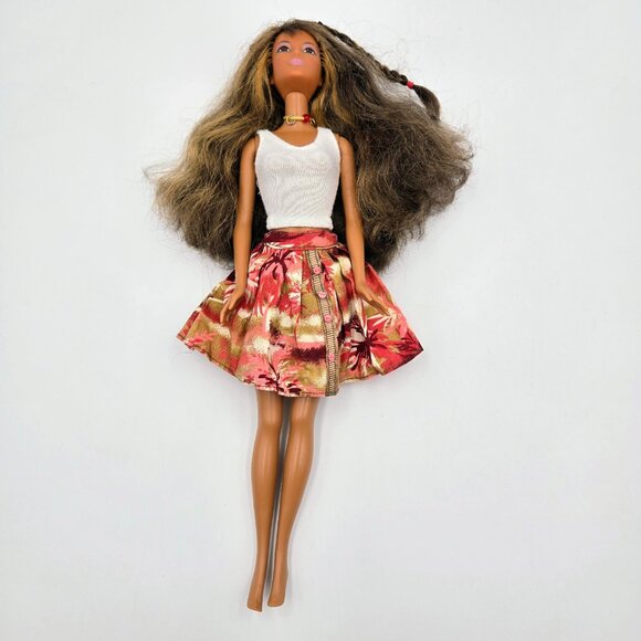 Barbie 2004 Fashion Fever Kayla Doll Tropical Skirt H0869 Mattel Read - Picture 16 of 16